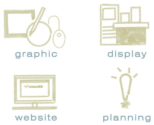 graphic display website planning
